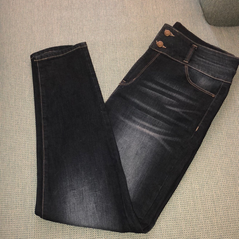 Juniors high waisted skinny jeans